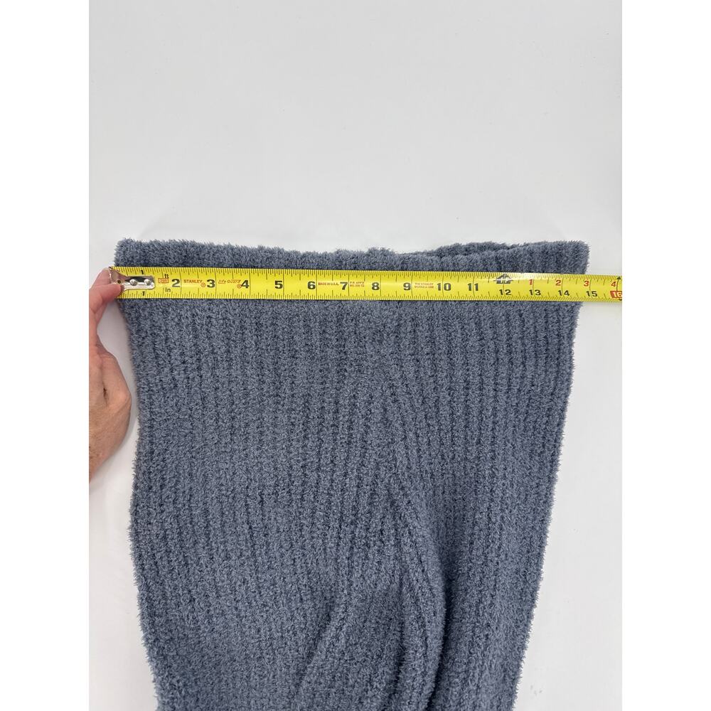 Sincerly Jules Fuzzy Knit Lounge Set Collared Sweater Pants Blue Size Small - Picture 7 of 12